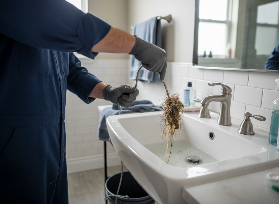 Clogged Bathroom Sink in Tampa 33611, FL