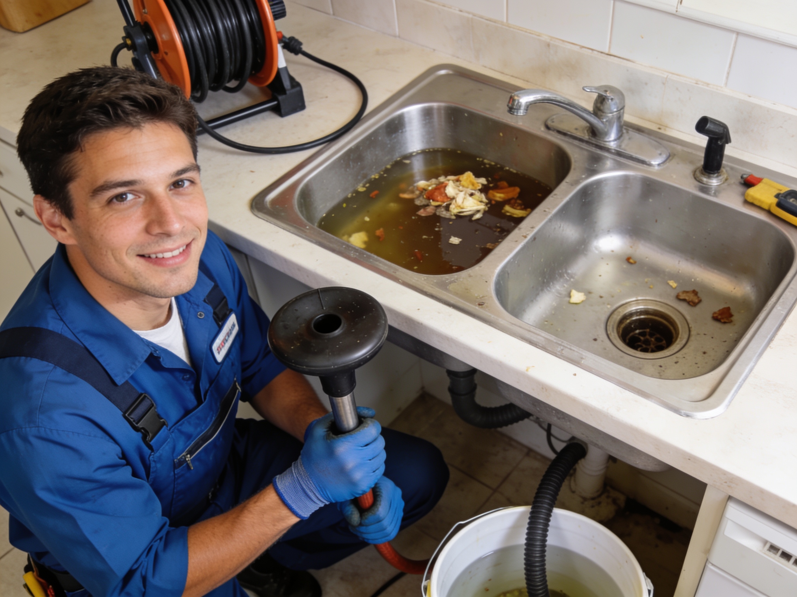 Clogged Kitchen Sink in Tampa 33611, FL