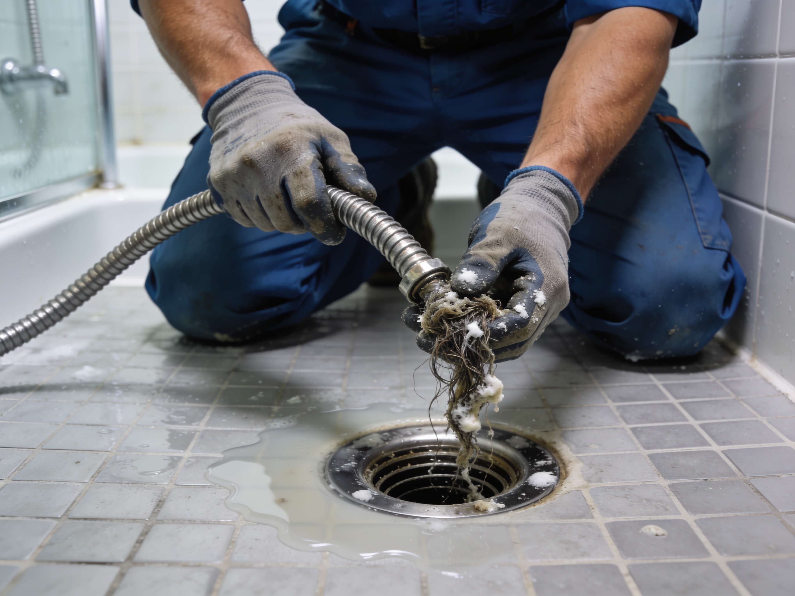 Clogged Shower Drain in Tampa 33611, FL