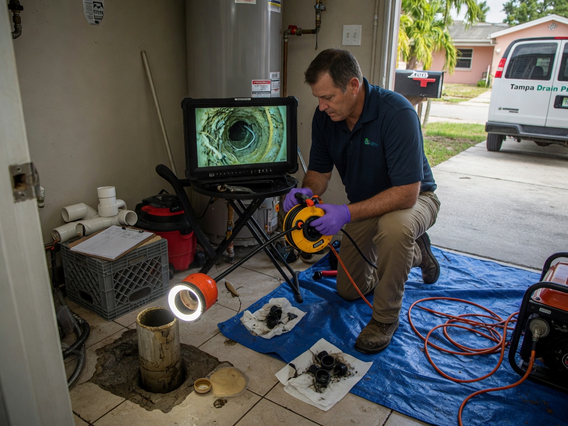 Drain Cleaning in Town 'n' Country FL